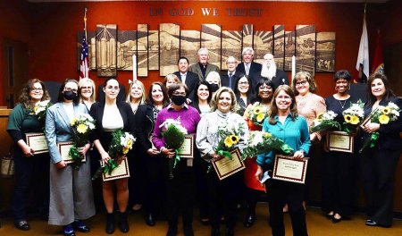 Kings County Supervisors honored local women leaders.